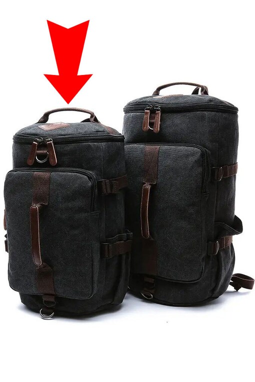 Small travel bag and backpack 2in1