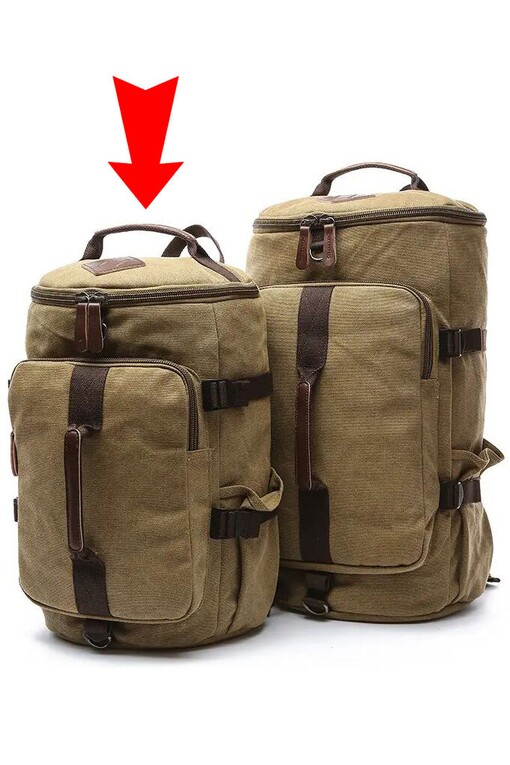 Small travel bag and backpack 2in1