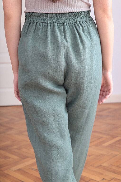 Summer linen trousers