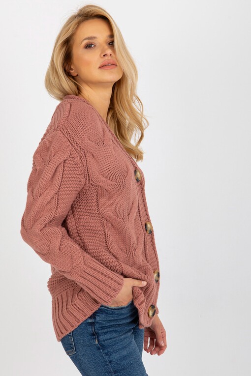 Wool sweater with a distinctive pattern