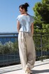 Wide linen trousers Lotika Premium
