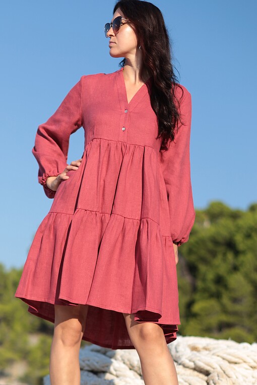 Loose dress Lotika from 100% linen