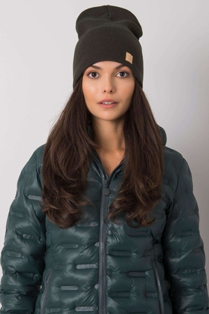 Simple cap with wool double knit circumference around the head lined with pleasant fleece flexible universal size minimalist