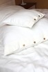 100% linen pillowcase with lace 40x40