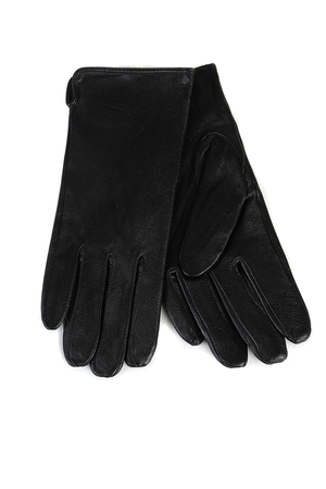 Elegant leather gloves: chic gift for every lady practical addition to winter outfit sewn from leather with soft fur inside
