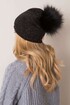 Women's brindle wool cap
