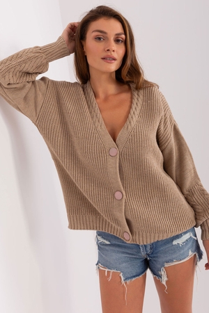 Oversized cardigan: a staple of casual fashion trimmed length with long sleeves oversized effect V-neckline sweater,