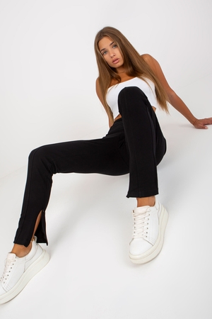 Women's formal leggings: ankle-length hidden zipper at waist for comfortable dressing high waist elasticated waist strong