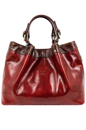 Large leather laptop and shopping bag from the Premium luxury range. High quality Italian handbag suitable for demanding