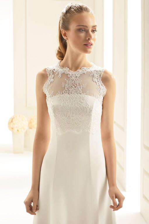Lace top for the bride