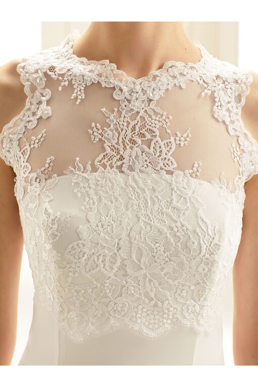 Lace top for the bride