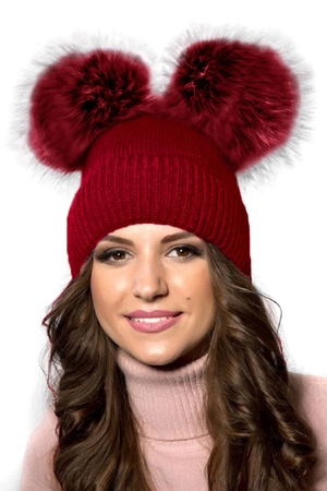Women's cute hat: youthful design lined warm Dimensions : circumference 20-28 cm, height 22 cm Material : 100% acrylic