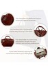 Large Italian Premium Leather Travel Bag