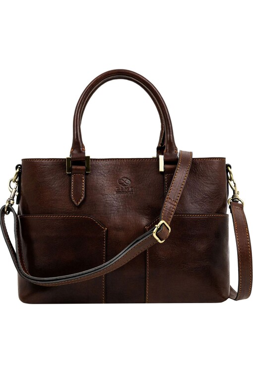 Women's leather handbag